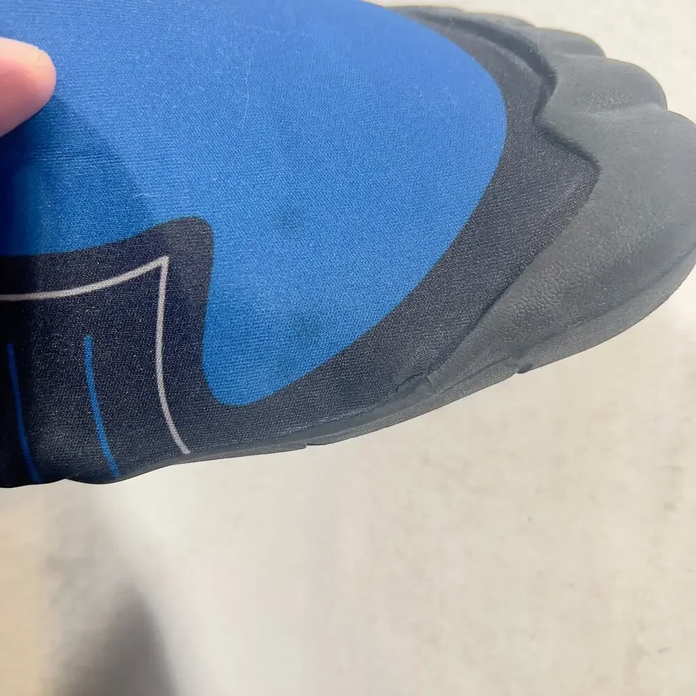Lifeguard Water Shoes Men's 12/13 Ankle High Water Socks Black Blue #01662